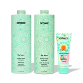 super-sized strength repair set | the kure shampoo, conditioner + mask