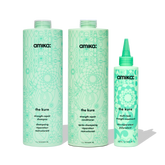 super-sized strength repair set | the kure shampoo, conditioner + multi-task treatment