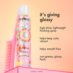 top gloss | hair shine spray