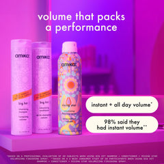 iconic volume wash + style set | big hit volumizing shampoo + conditioner + rising star volumizing spray
