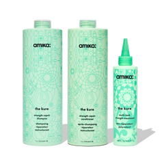 super-sized strength repair set | the kure shampoo, conditioner + multi-task treatment
